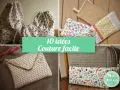 Sacs à cordon, trousses et pochettes : 10 idées de couture utile pour la maison, parfaites pour débuter.