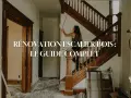 Une femme travaille à rajeunir un escalier en bois, un projet de rénovation complet.