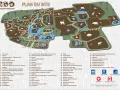 Plan du zoo du Bassin d'Arcachon : découvrez les enclos des animaux, des tigres aux éléphants, et repérez les services pour votre visite.