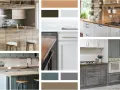Inspiration pour une rénovation cuisine rustique : bois brut, tons terreux, et touches modernes.