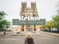 Vue de la cathédrale de Reims. Idéal pour une activité enfant à Reims, ce lieu offre de belles découvertes.