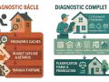 Diagnostic d'une rénovation maison ancienne : le mauvais diagnostic révèle des problèmes cachés, un budget explosé et des travaux à refaire. Le bon diagnostic assure une planification fiable.