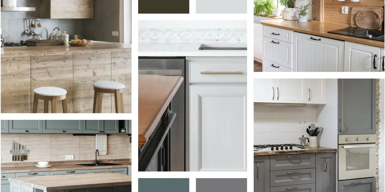 Inspiration pour une rénovation cuisine rustique : bois brut, tons terreux, et touches modernes.