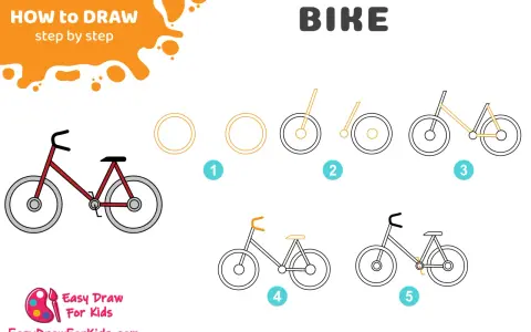 Un dessin vélo maternelle étape par étape. Apprenez à dessiner un vélo facilement avec ce tutoriel.