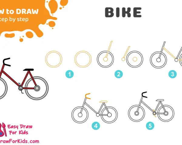 Un dessin vélo maternelle étape par étape. Apprenez à dessiner un vélo facilement avec ce tutoriel.